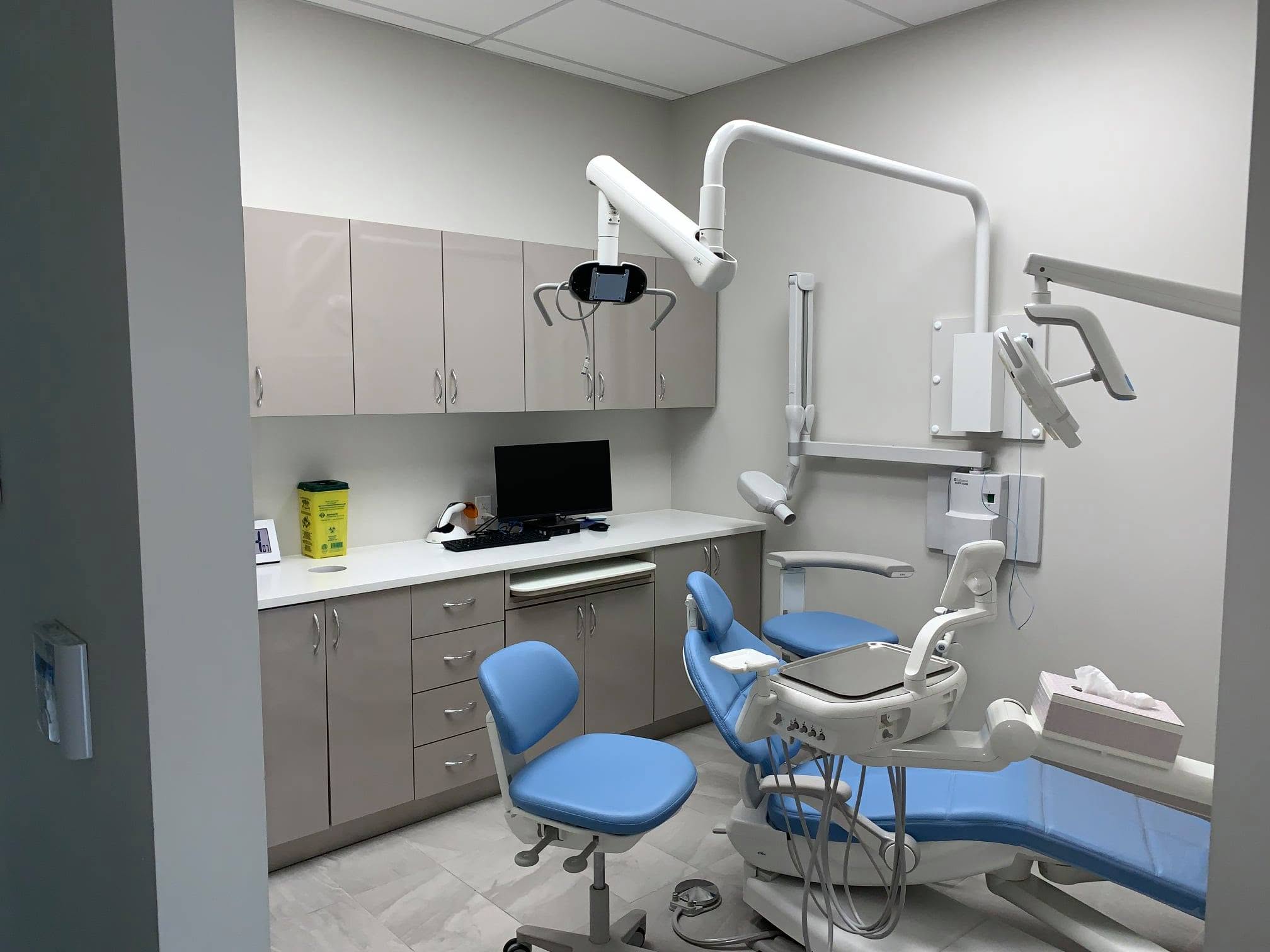 Custom clinical cabinetry supporting daily operatory workflow