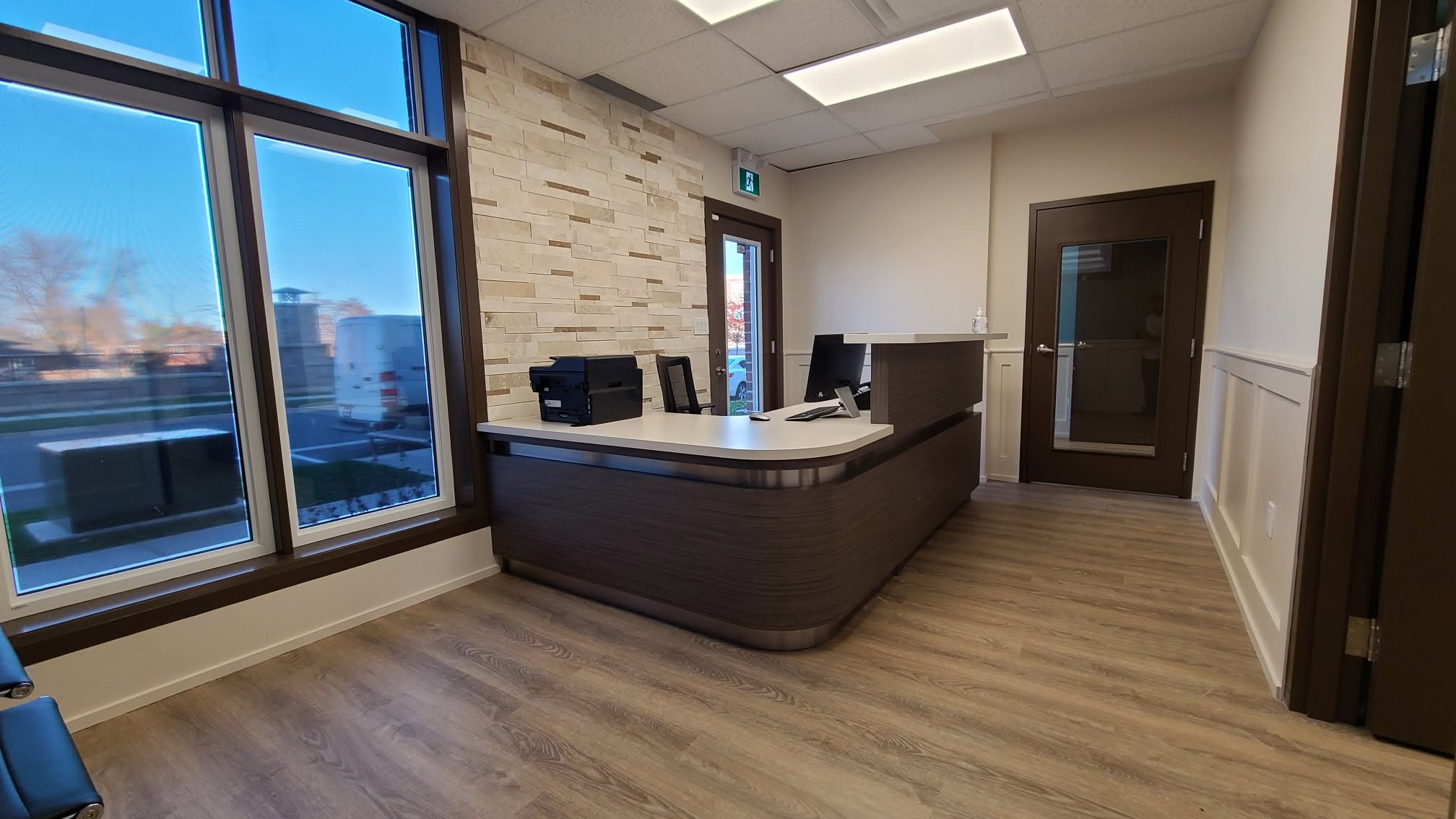 Centerville Animal Hospital storefront and client entrance